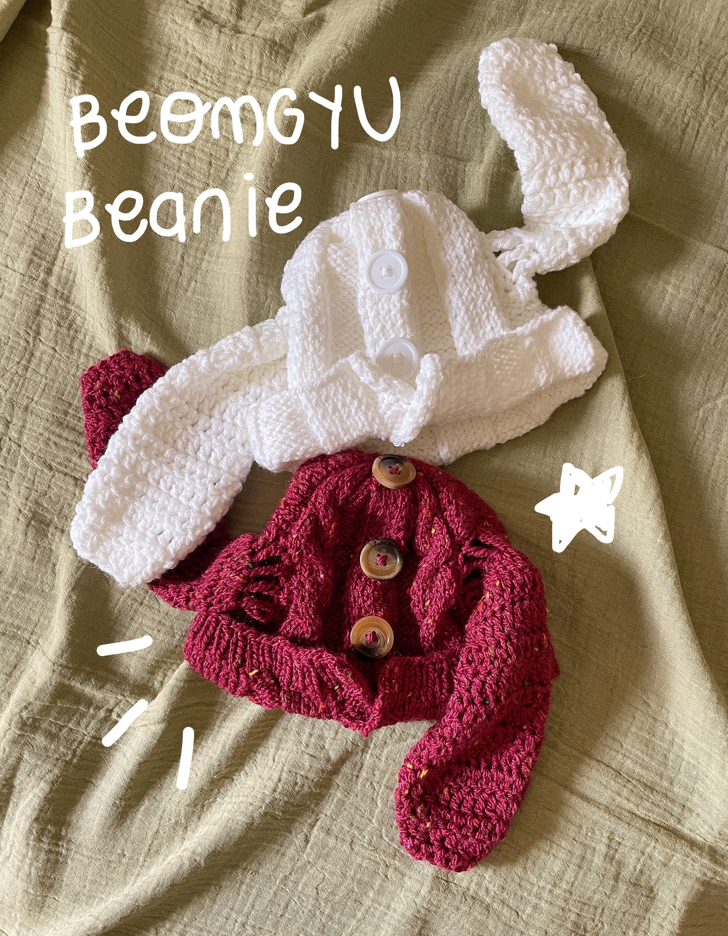 Beomgyu Bunny Beanies Pre-order