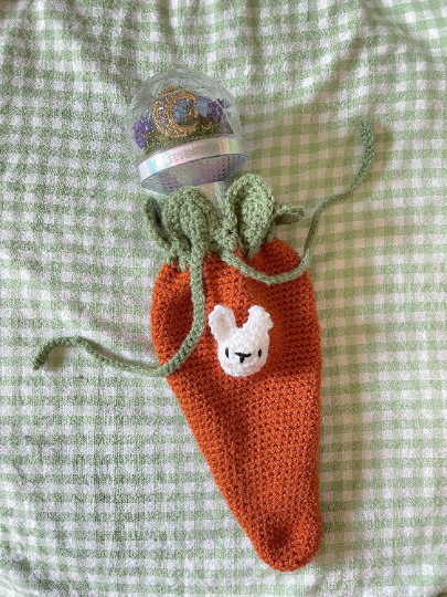 Crochet Caratbong Pouch 🥕