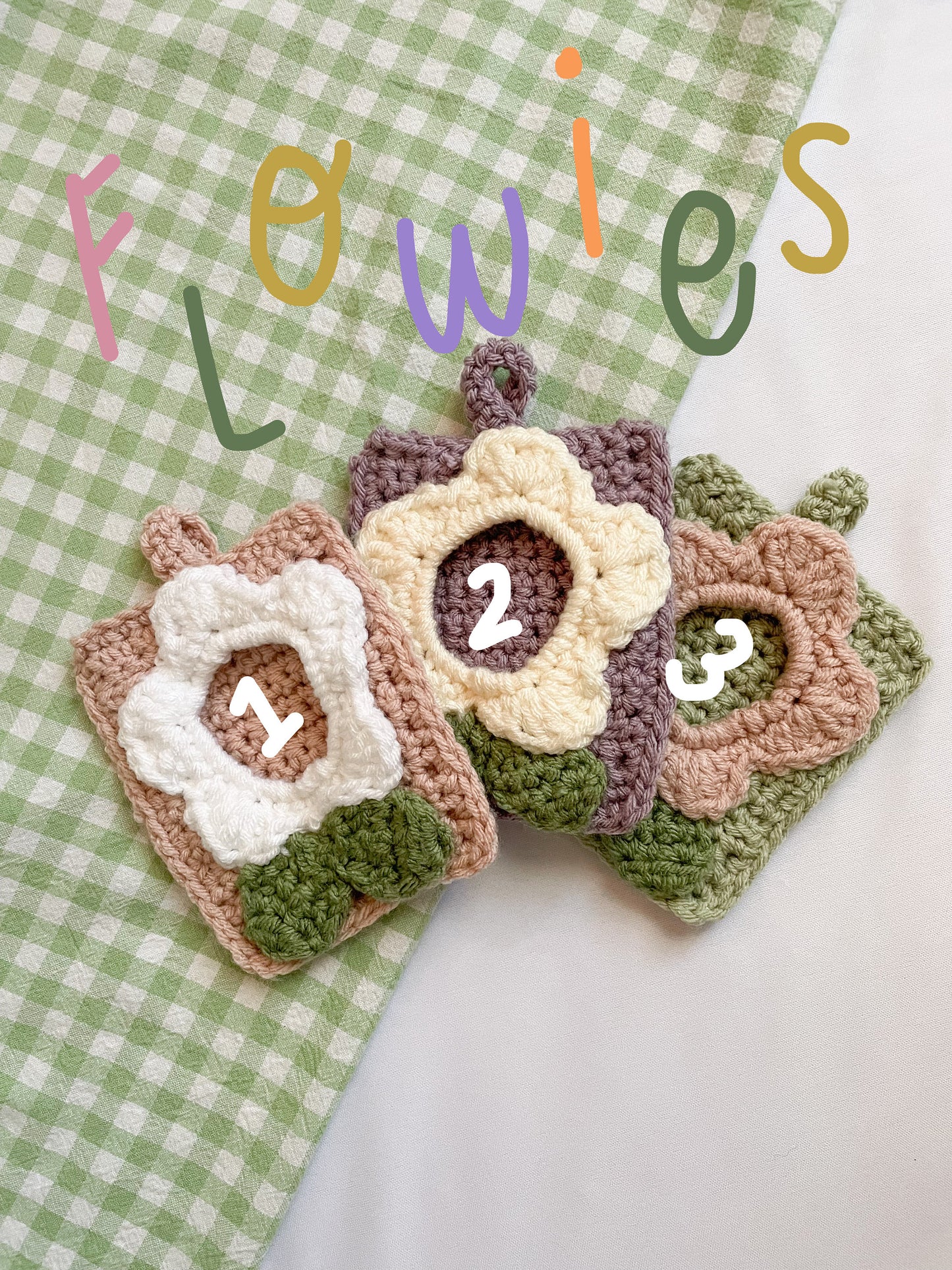 crochet photocard holders